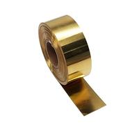 Brass Flat Bar Thin Brass Sheet 0.1mm 0.2mm 0.3mm 0.4mm 0.5mm 0.6mm 0.7mm 0.8mm 1mm Width 10mm to 50mm (Size : 0.1x10x5000mm 1pc)