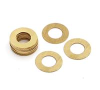 Brass Flat Washers - M2 M2.5 M3 M4 M5 M6 M8 M10 M12 M14 M16 Copper Washers - 5 to 100 Pieces(10pcs M12x24x1.2mm)