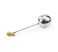 Brass Float Ball Valve 1/2" 3/4" 1" DN15 DN20 DN25 for Water Tanks - Durable Stainless Steel Stem, 1.6MPa Pressure(DN25 2Pcs)