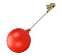 Brass Float Valve 1/2 Inch Bottom Entry Fill Valve for Toilet Cistern Tank Water Level Control Automatic Shut Off(DN15)