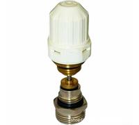 Brass Floor Heating Valve Core for Radiant Heat Manifolds with Spring-Actuated Return to Default Position After Manual Adjustment