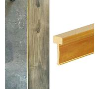 Brass Floor Transition Strip for Wood to Tile Extra Narrow Seam Cover T-Molding Threshold Bar Carpet Edge Trim (W4xH6mm/0.16"x0.24") - Durable & Stylish Solution