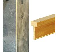 Brass Floor Transition Strip for Wood to Tile Narrow Gap Cover Seam T Molding Decorative Bar Carpet Edge Trim (W5xH20mm 0.2"x0.79") Threshold Solution