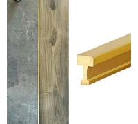Brass Floor Transition Strip Wood to Tile, Extra Narrow Gap Covering Seam Threshold Strips, T Molding Decoration Bar Carpet Edge Trim (Size : W4xH6mm(0.16"x0.24"))
