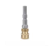 Brass Foam Adapter 1/4 Quick Connect for High Pressure Washer - Robust Metal Joint Spray Nozzle Fit Car Wash Outdoor Cleaning Gear Gold 15x5x6cm(H)