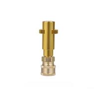 Brass Foam Adapter 1/4 Quick Connect for High Pressure Washer - Robust Metal Joint Spray Nozzle Fit Car Wash Outdoor Cleaning Gear Gold 15x5x6cm(D)