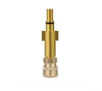 Brass Foam Adapter 1/4 Quick Connect for High Pressure Washer - Robust Metal Joint Spray Nozzle Fit Car Wash Outdoor Cleaning Gear Gold 15x5x6cm(B)