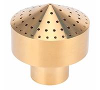 Brass Fountain Nozzle Spray Head Sprinkler Attractive Cluster Water Pattern Sparkling Firework Effect for Garden Ponds Amusement Parks Museums Libraries (1 inch 32mm Internal Teeth)