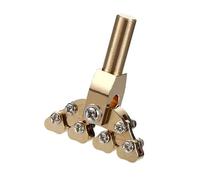 Brass Fret Press Head Detachable Tool with Ergonomic Base for Guitar Repair and Drill Presses Bass Fret Tool