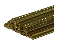 Brass fret wire 24 pcs 60mm long 2.7mm gauge