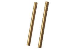 Brass Full Thread Shaft Rod Bar Stud, M6 Brass Fully Threaded Rod, Length 60 70 80 Mm Brass Rod Bar Studs 2pcs(70mm)