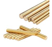 Brass Full Threaded Rod Bolt M2 .5 M3 M4 M5 M6 M8 M10 M12 M14 M16 M18 M20 Metric Headless Thread Stud Rods Length 4-500mm(M10x120mm-1pcs)