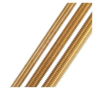 Brass Fully Threaded Rod, 1PCS Brass Thread Rod,Solid Metric Bolt Full Thread Shaft Rod Bar Stud(M8x250)