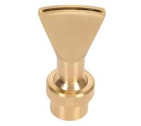 Brass G34/ Fountain Nozzle, Narrow Fan Shaped Pond Sprinkler, Nozzle with 25mm Spray for Garden Pond Amusement Park Museums, Brass Construction for Lasting Performance