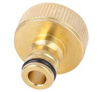 Brass Garden Hose Connectors Adapter, Akozon 1 Inch Quick Brass Tap Connector for Connecting Hose Pipe Parts for Garden Hose Connectors