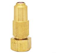 Brass Garden Hose Nozzle Adjustable Water Sprayer Head with 4 Sizes for Agricultural Irrigation Car Washing and Cleaning Tasks For Copper Construction(0.8 Hole)