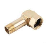 Brass Garden Hose Swivel Adapter Replacement Fitting for Hose Reels with 3/4 Inch GHT Thread to 0.8 Inch Connector