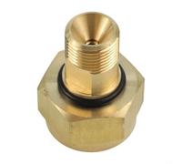 Brass Gas Cylinder to Regulator Acetylene Adapter, Industrial CGA Valve Fitting Connector for MC Tank, B Tank, Propane Tank Regulator, Welding and Soldering(CGA-520 to CGA-200)