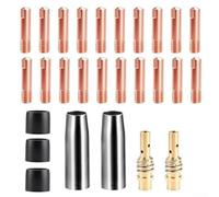 Brass Gas Nozzle Kit MB-15AK 20x 0.8mm Power Tips