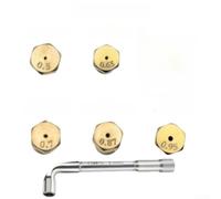 Brass Gas Stove Nozzle Set, 0.5/0.65/0.7/0.87/0.95 mm Sizes
