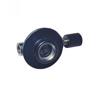 Brass Gas Tank Valve Adapter for Camping Stove, All-in-One Gas Tank Valve Adaptor Automatic Ignition Connector 4.8x3x1.8cm for Long & Flat Fuel Canisters Compact Outdoor Hiking Cooking Accessory