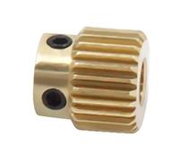 Brass Gear Rotable Extruder Wheel Universal Portable Teeth Drive Gear Resuable Brass Pipe Fitting 26 Teeth