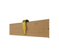 Brass Gold Steel Wire Rope Loop Cable Loop Picture Hanging Moulding Dado Rail 10KG (Moulding Hook Brass)