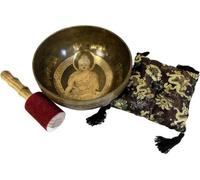 Brass Golden Buddha - Special Singing Bowl Set