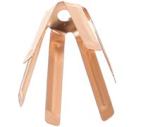 Brass Golf Shaft Adapter Shim for Loose Hosels | Octopus Six-arm Design, Oversized Inner Diameter Fit, Club Repair Use, Golden Finish