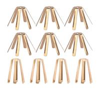 Brass Golf Shaft Shims, Adjustable Brass Accessories - 6 Legs Golf Club Shaft Adapter Shim | for Men Women Professional Workshop Course Training Practice