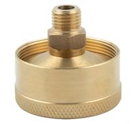Brass Grease Cup Oiler with Screw-On Cap, Multi-Size (M10/M14/M16), 1.5-50 mL Capacity, for Hit-and-Miss Engines, Tractors & Machine Tools(M14X1.5mm 50ML)