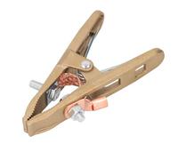 Brass Grounding Clamp 500A, A Shaped Welding Ground Clamp, High Power Earth Clamp for MIG MMA TIG ARC Welding with Wide Jaw Design for Stable Conductivity