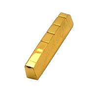 Brass Guitar Nut 42mm Replacement for Folk Guitar Golden | Metal Part, 1pcs Set, for Home or Shop Use, Made for Practising Friends, with Clarity and Sustain