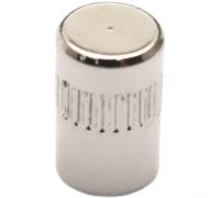 Brass Guitar Switch Selector Knob, Solid Copper Control Button With Internal Threads, For M3.5 & US 8-32 Compatibility, Gold Silver Finish(M 4 Silver)