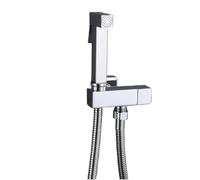 Brass Handheld Bidet Sprayer Single Cold Water Faucet Self Cleaning Toilet Durable Sanitary Shower Attachment?，Chrome