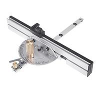 Brass Handle 450mm 27 Angle Miter Gauge With Box Jiont Jig Track Stop Table Saw Router Miter Gauge Saw Assembly Ruler For Woodworking Tools