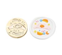 Brass Head Seal Stamp Yoga Series Sealing Waxes Heart For Card Letters Invitations Decoration Yoga Series Sealing Wax Heart Wax For Card Letters Decoration