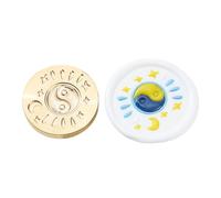 Brass Head Seal Stamp Yoga Series Sealing Waxes Heart For Card Letters Invitations Decoration Yoga Series Sealing Wax Heart Wax For Card Letters Decoration