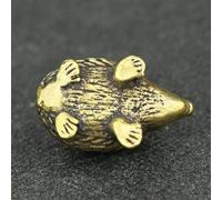 Brass Hedgehog Vintage Antique Statue Animal Doll Home Decor Ornaments Grift for Home and Office Decoration