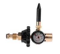 Brass Helium Latex Pressure Reducer with Gauge for G5/8 for Tank Balloon