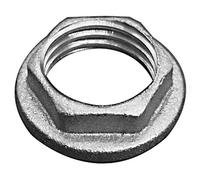 Brass Hex Lock Nuts Pipe Fitting Flange nut 1/8" 1/4" 3/8" 1/2" 3/4" 1" Female Thread Hexagonal shank cap(Flange-Nickel plated,3/4")