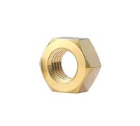 Brass Hex Nut M1.4 .6 M2 .5 M3 M4 M5 M6 M8 M10 M12 M14 M16 M18 M20 M22 M24 Solid Copper Hexagon Metric Nuts(M14x2Pcs)