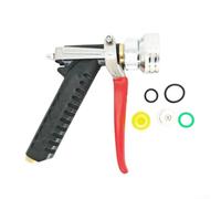 Brass High Pressure Spray Nozzle with Adjustable Atomizing Tip for Garden Irrigation, Lawn Watering, and Vehicle Cleaning, 13x14cm