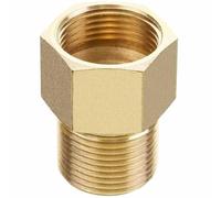 Brass High Pressure Washer Coupler, Metric M22 15mm Male to M22 14 / 15mm Female Thread Connector Internal Thread Hose Pipe Adapter