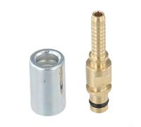 Brass High Pressure Washer Hose Adapter for Karcher K2 K3 K4 K5 K6, Heavy Duty Quick Connect Water Coupling and Spray Lance Fitting, Garden Cleaning Hose Joiner(A)