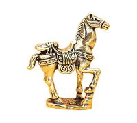 Brass Horse Statue,Fortune Wealth Desktop Figure - Luck Horse Figure | for Desktop Home Office Desk Tabletop Table Decor