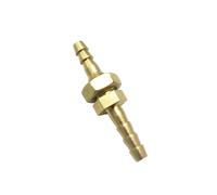 Brass Hose Barb Connector, Pack Of 2 4mm Hose Barb Equal Bulkhead Brass Fitting For Fuel Gas Water(4mm)