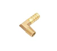 Brass Hose Barb Fitting Elbow 6mm 8mm 10mm 12mm 16mm To 1/4 1/8 1/2 3/8" BSP Male Thread Barbed Coupling Connector Joint Adapter(10mm Barb,3/8")