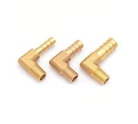 Brass Hose Barb Fitting Elbow 6mm 8mm 10mm 12mm 16mm to 1/4 1/8 1/2 3/8" BSP Male Thread Barbed Coupling Connector