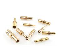 Brass Hose Barb Fittings, Reducing Brabed Fitting Splicer Mender Union Air Water Fuel Clamp 6mm*4mm 5pcs(14mm*6mm,5pcs)